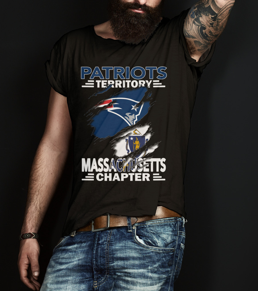 Patriots Territory Massachusetts Chapter New England Football Fan Gear T-Shirt
