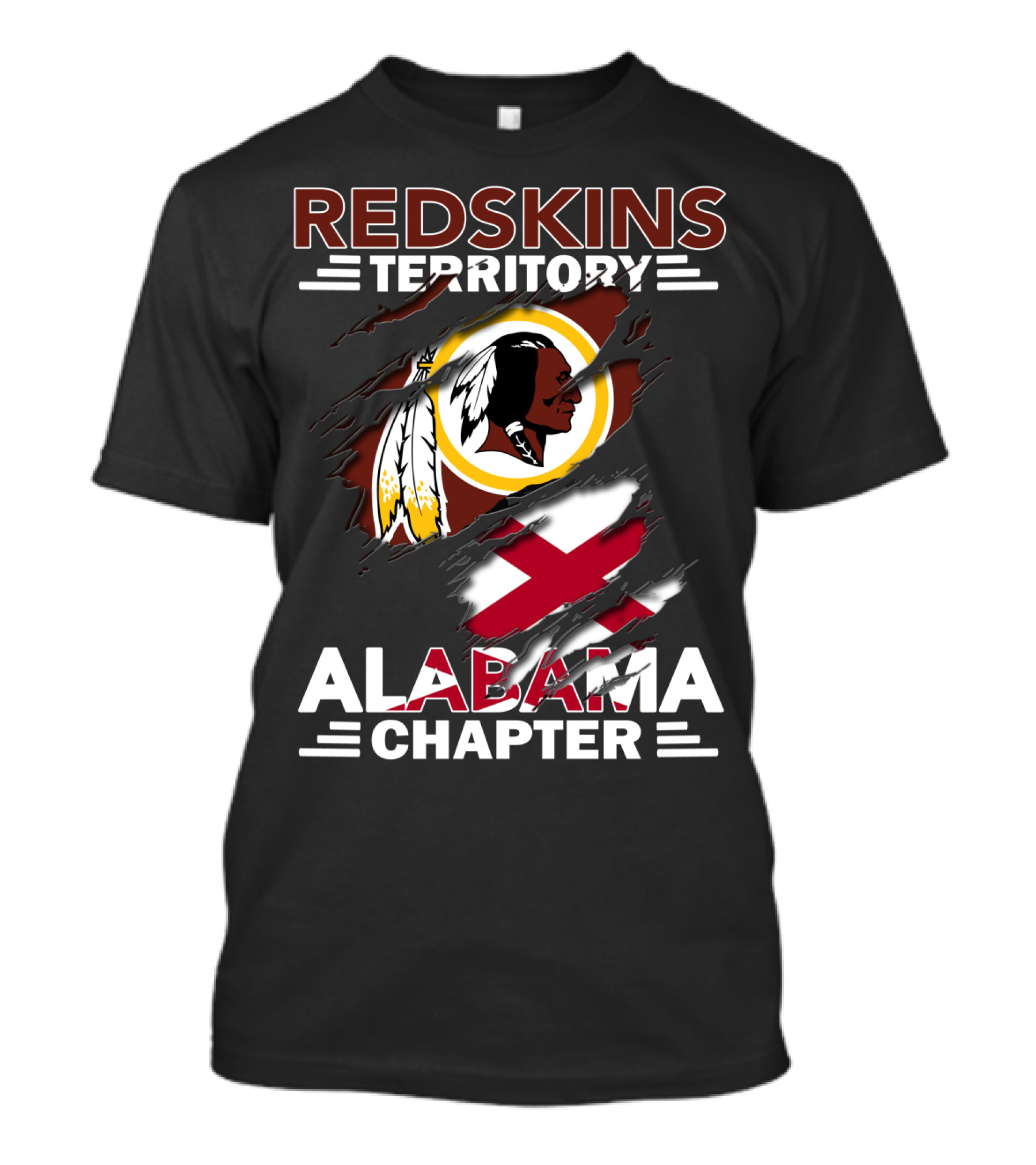 Redskins Territory Alabama Chapter Fan Club T-Shirt