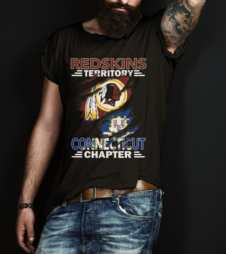 Redskins Territory Connecticut Chapter Nfl Inspired T-Shirt