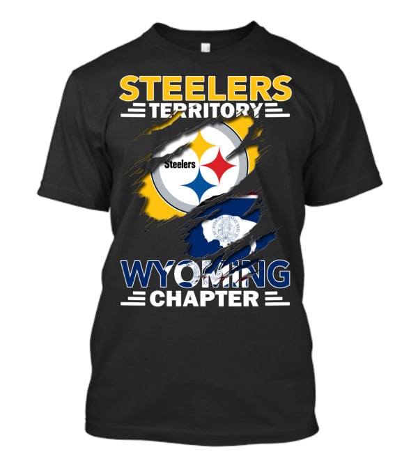 Steelers Territory Wyoming Chapter Flag T-Shirt