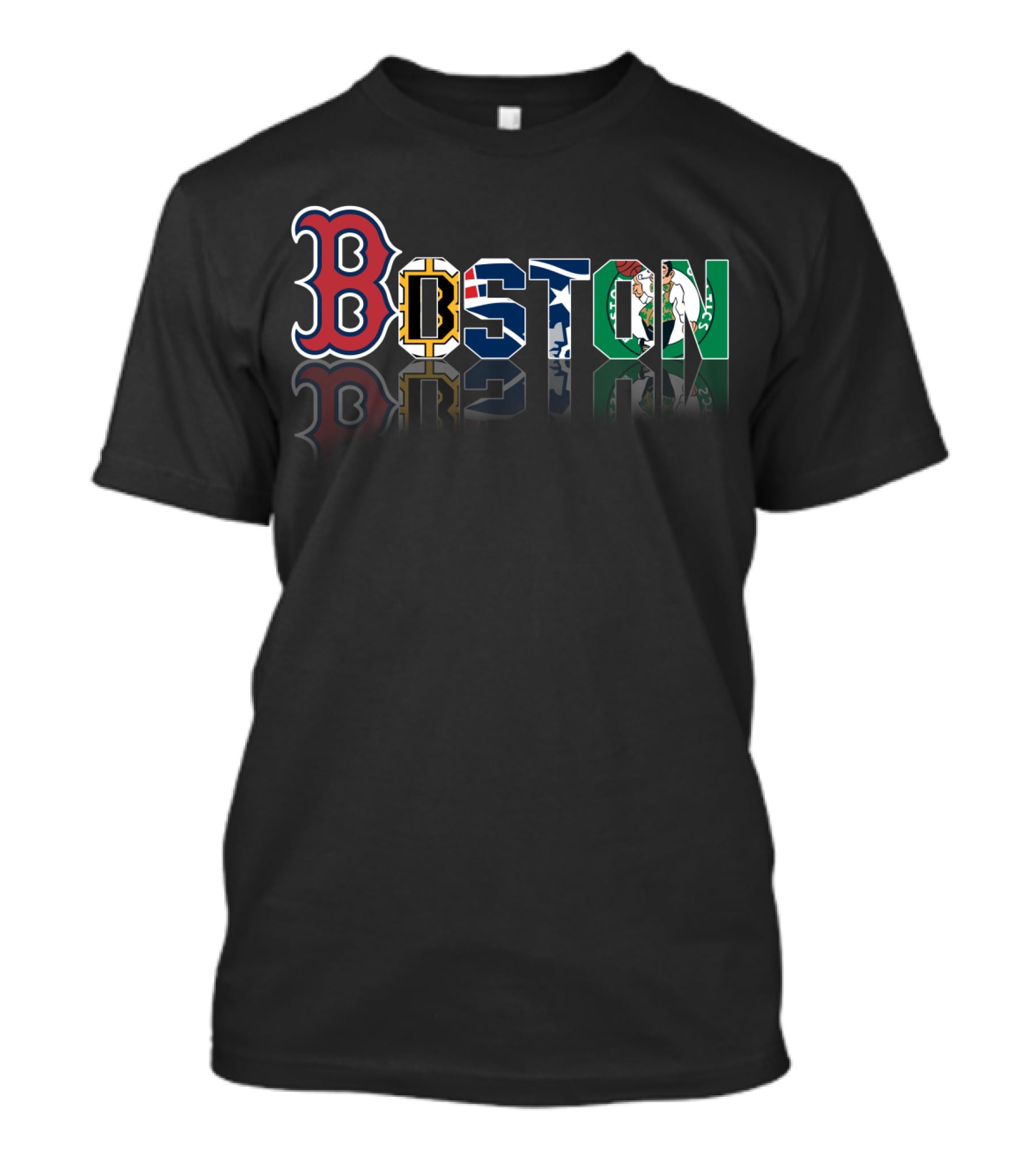 Boston Red Sox Bruins Patriots Celtics City T-Shirt