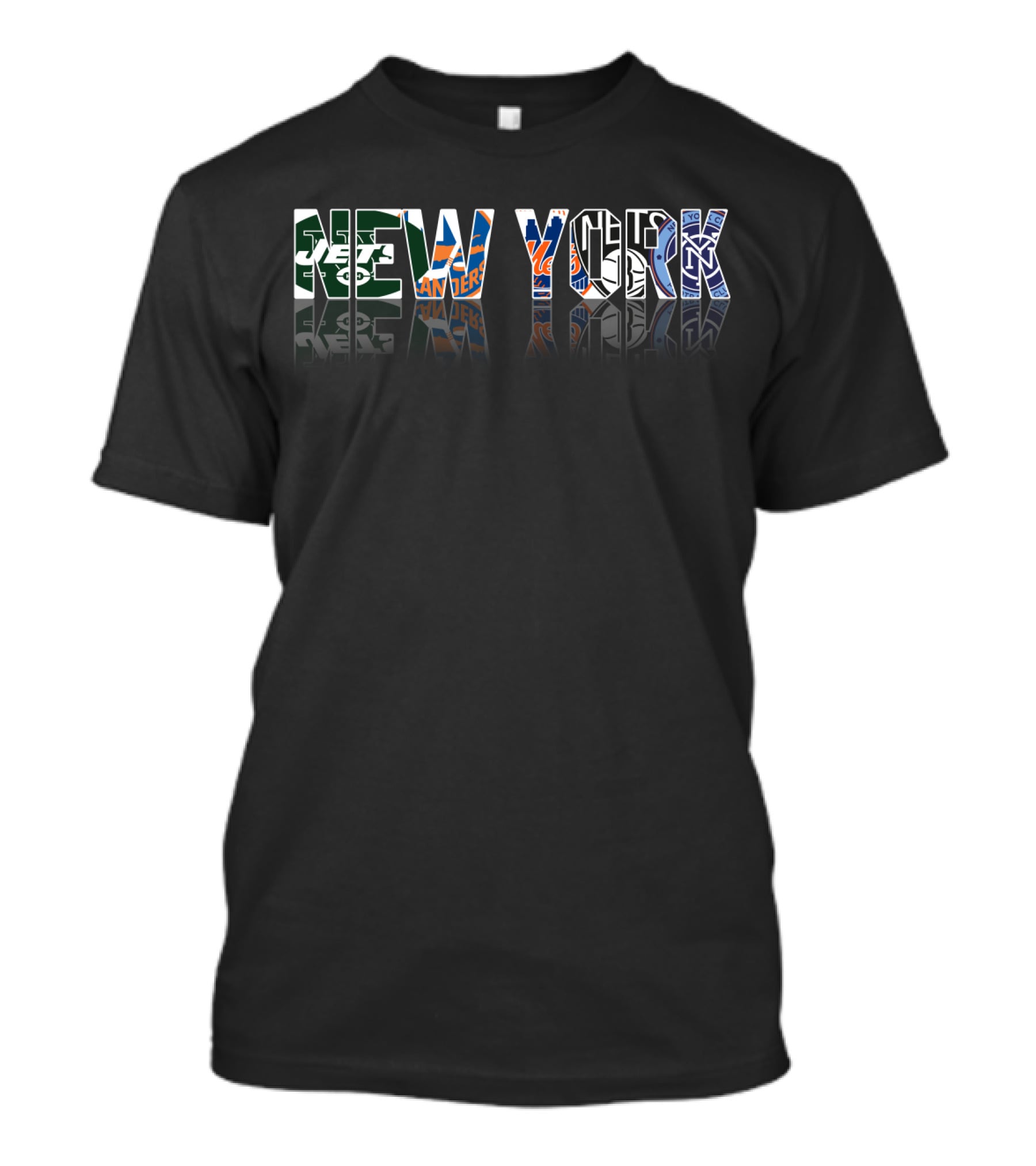 New York Jets Islanders Mets Knicks Giants Yankees City T-Shirt