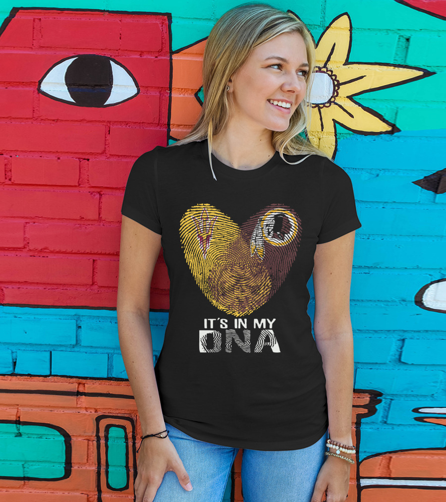 It's In My Dna Miami Dolphins Miami Hurricanes T-Shirt