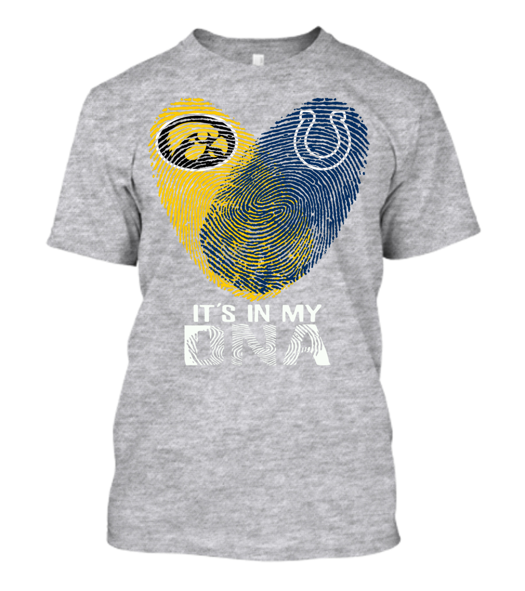 Indianapolis Colts Iowa Hawkeyes It's In My Dna T-Shirt