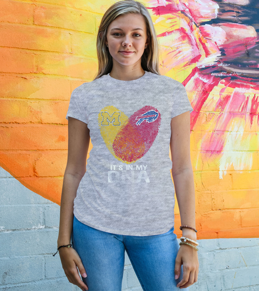 Buffalo Bills Michigan It's In My Dna T-Shirt