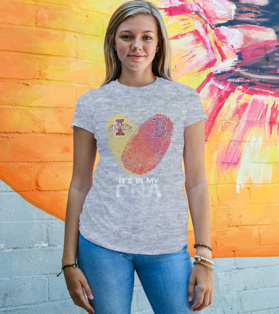 Boston Red Sox Iowa State It's In My DNA T-Shirt