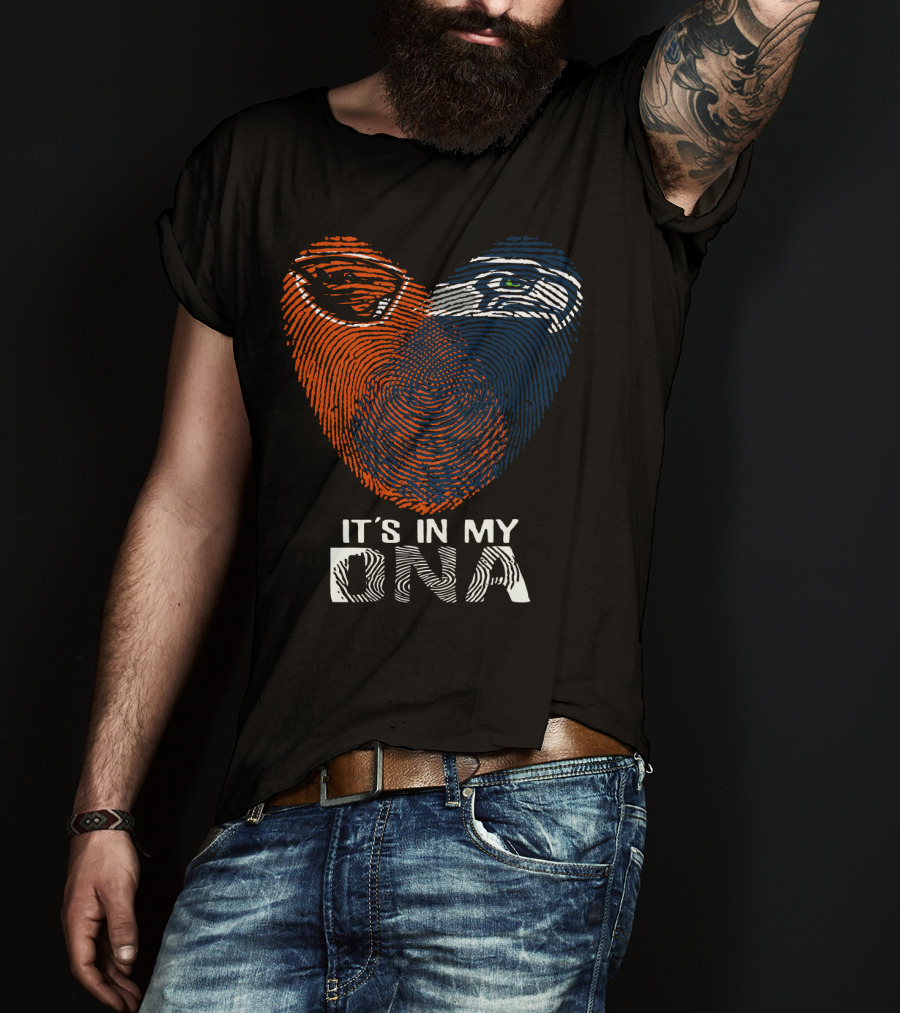 It's In My Dna Oregon State Beavers Seattle Seahawks T-Shirt