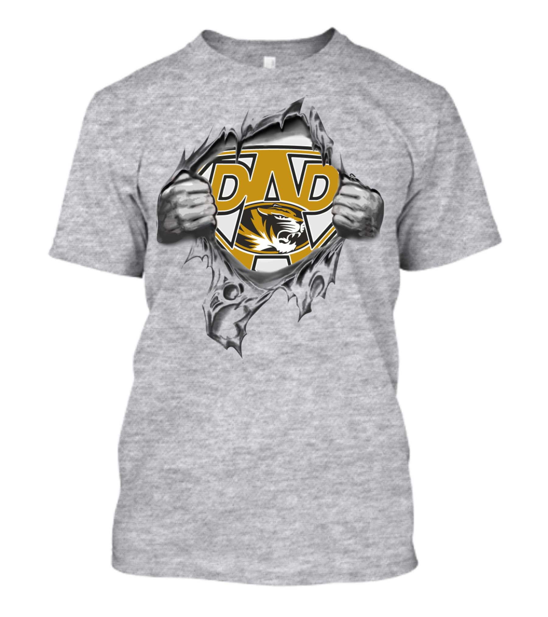 Missouri Dad Super Tiger Pride T-Shirt