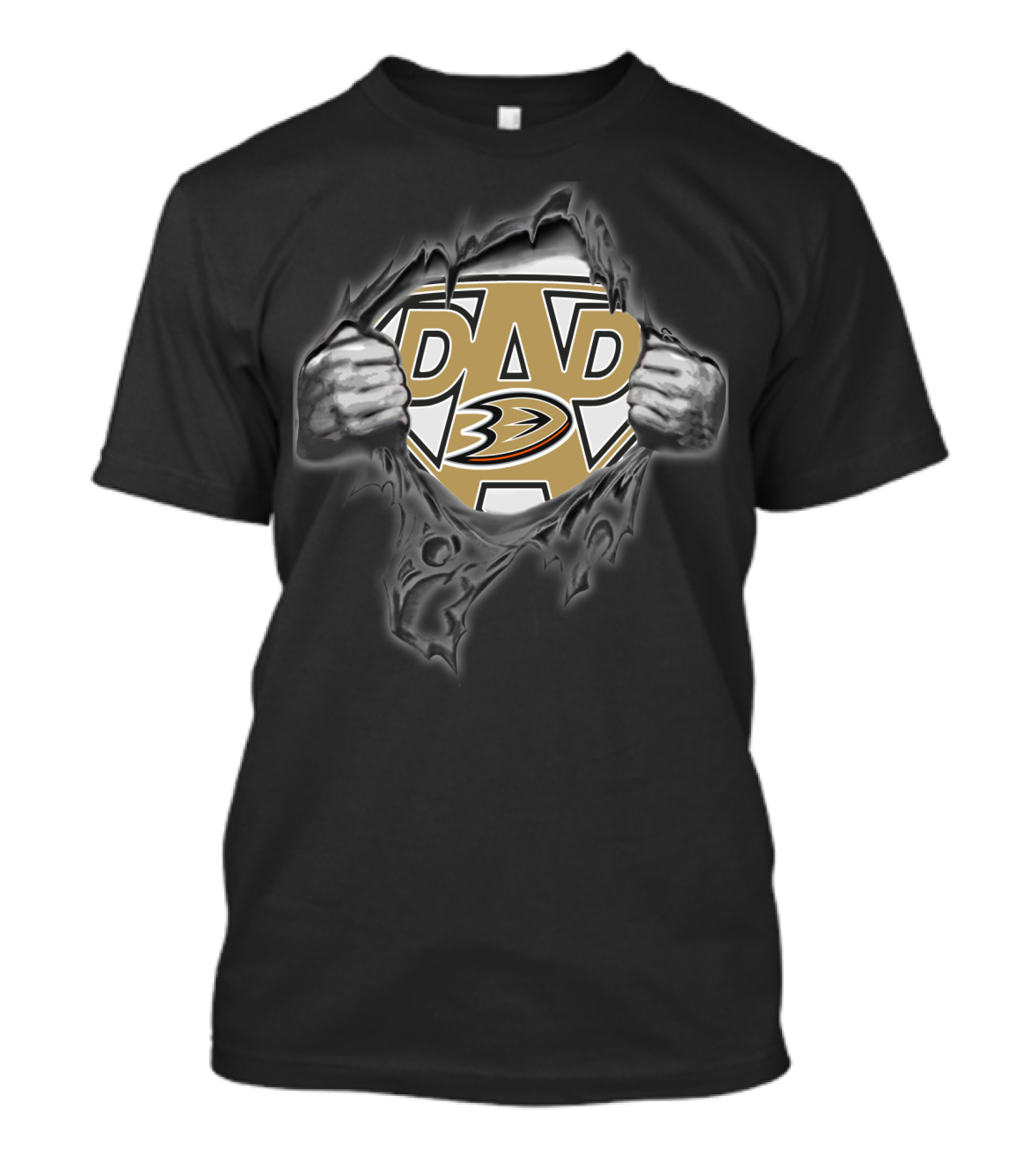 Anaheim Ducks Super Dad Father's Day T-Shirt