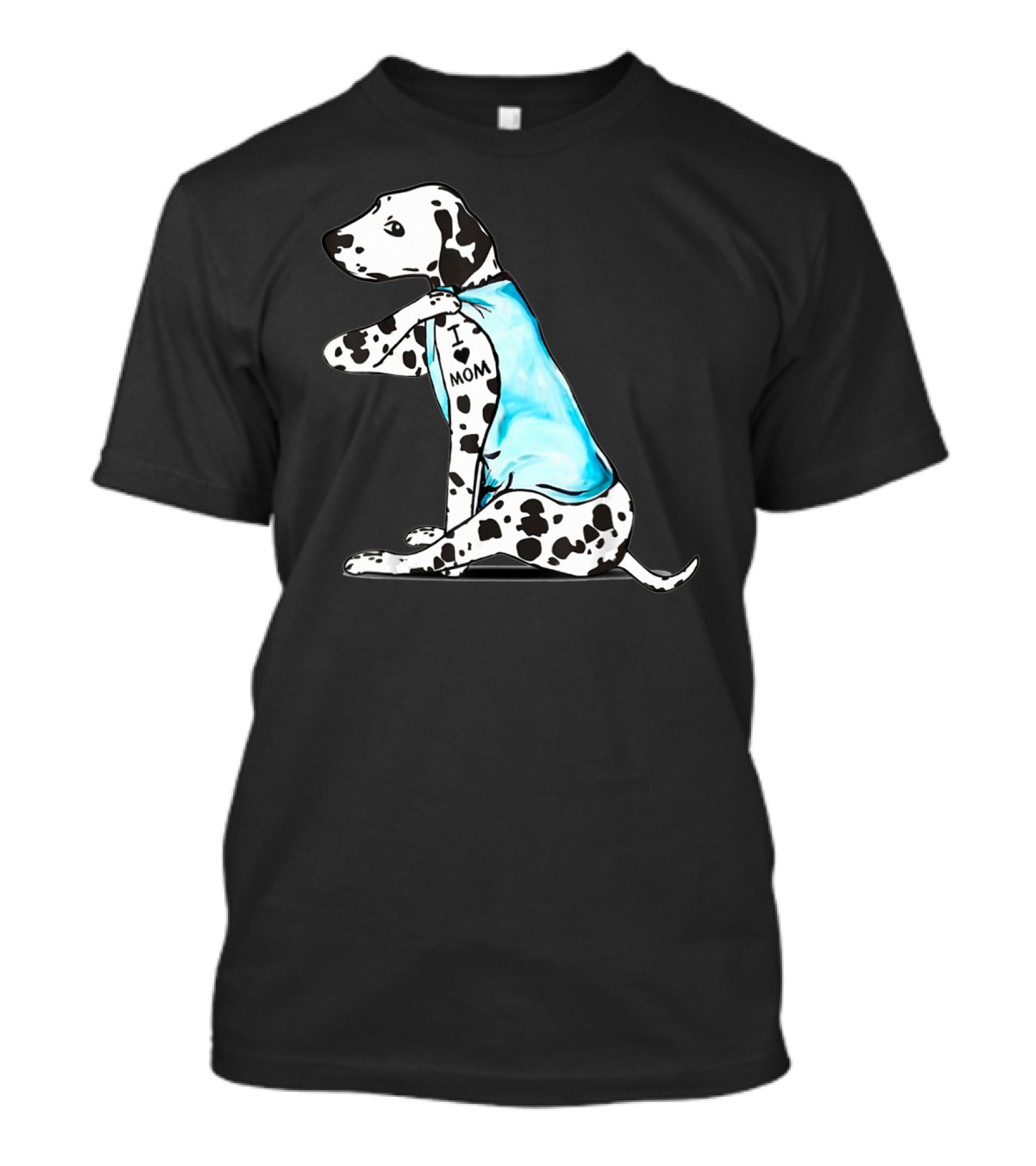 Dalmatian Tattoos I Love Mom T-Shirt