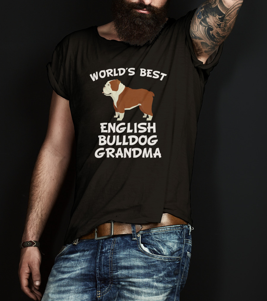 World's Best English Bulldog Grandma T-Shirt