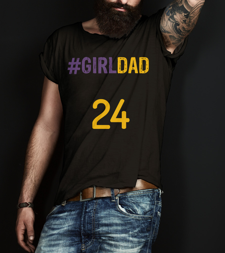 GIRLDAD 24 Kobe Bryant T-Shirt