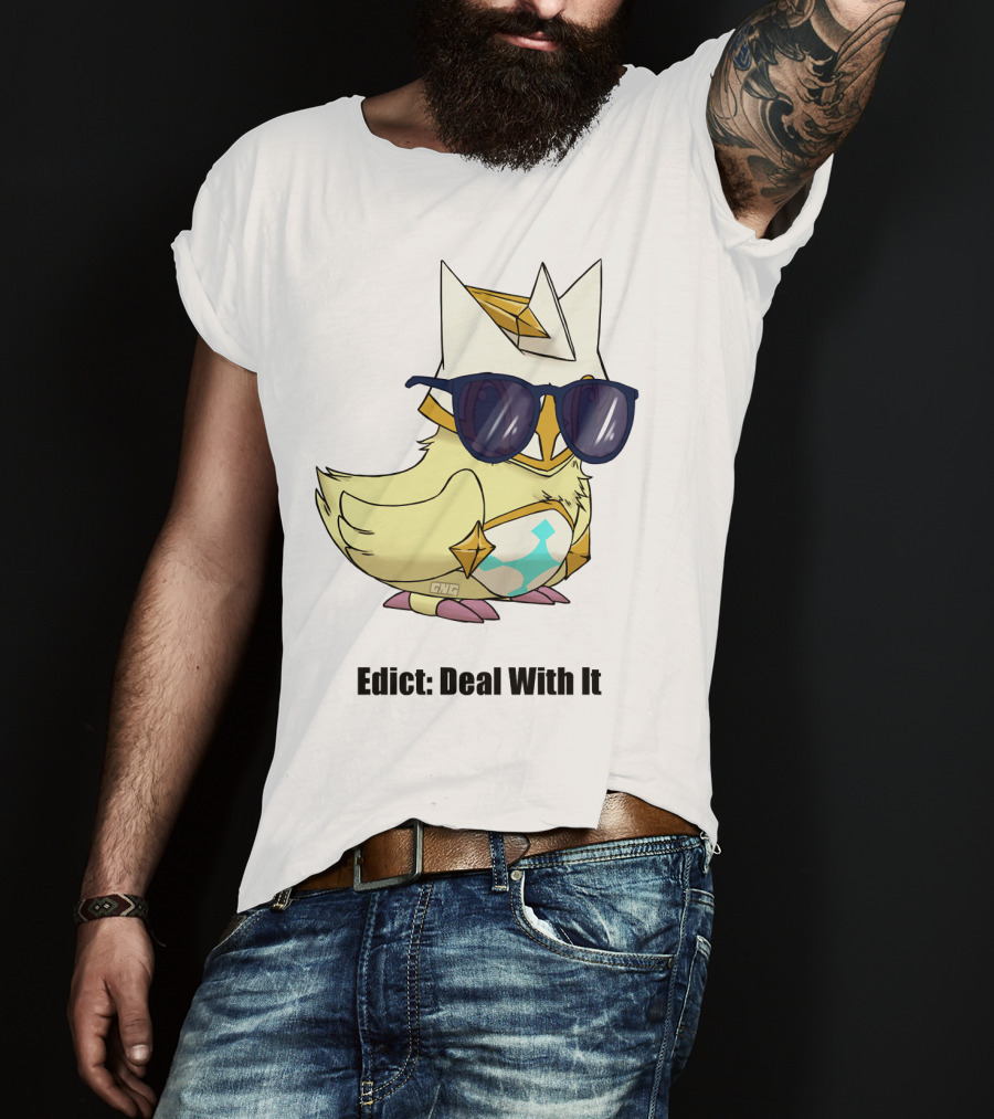 Edict Deal With It Bird Pope Wisdom T-Shirt