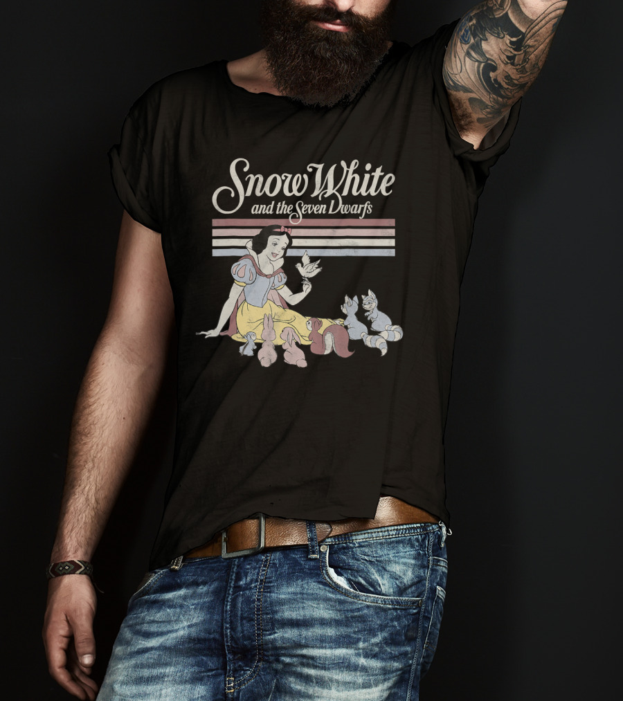 Snow White And The Seven Dwarfs Critters Stripe T-Shirt