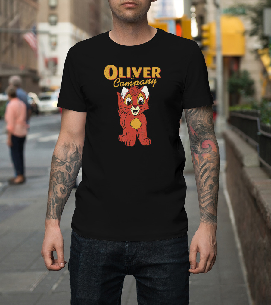 Oliver and Company Disney Movie Cat T-Shirt