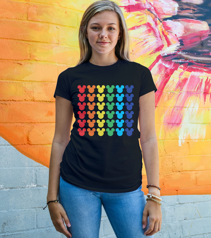 Disney Mickey Mouse Rainbow T-Shirt
