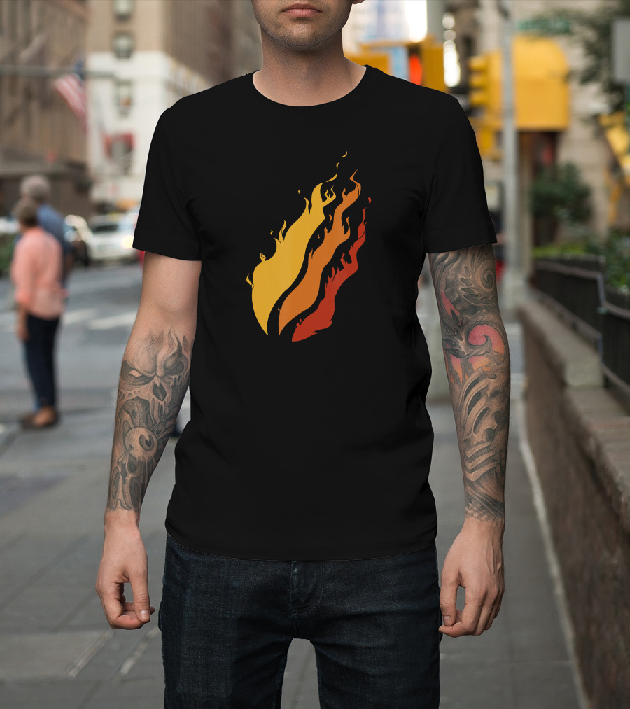 Vintage Fire Nation Flame Gamers T-Shirt