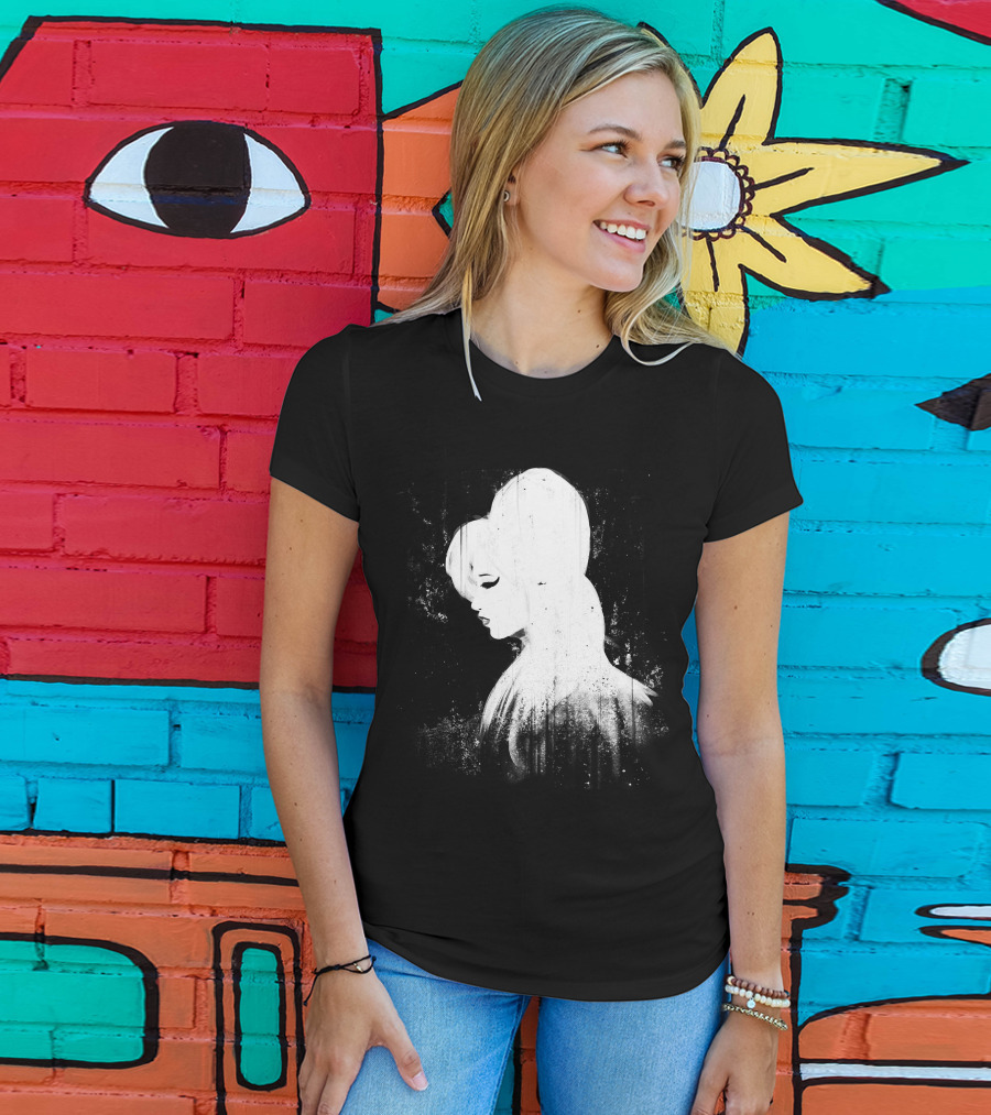 Amy Winehouse Back To Black Silhouette Iconic T-Shirt