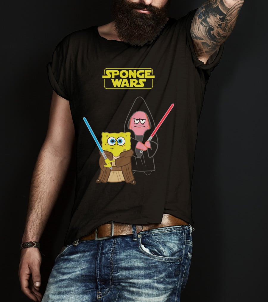 SpongeBob SquarePants Patrick Star Sponge Wars T-Shirt