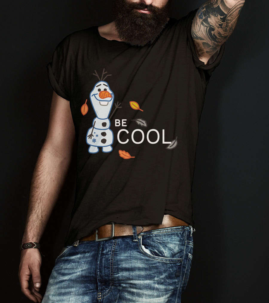 Disney Frozen 2 Olaf Be Cool Fall Leaves T-Shirt