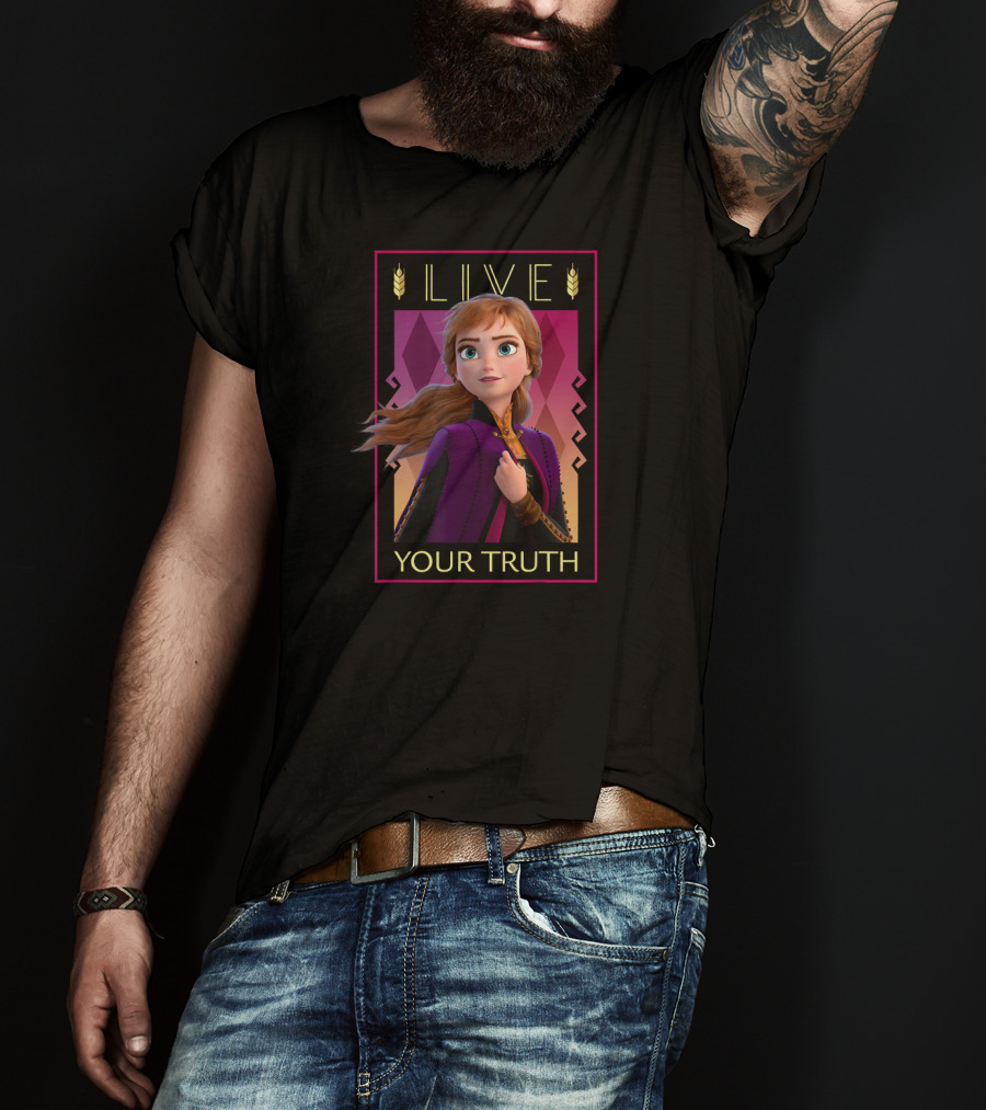 Disney Frozen 2 Anna Live Your Truth T-Shirt
