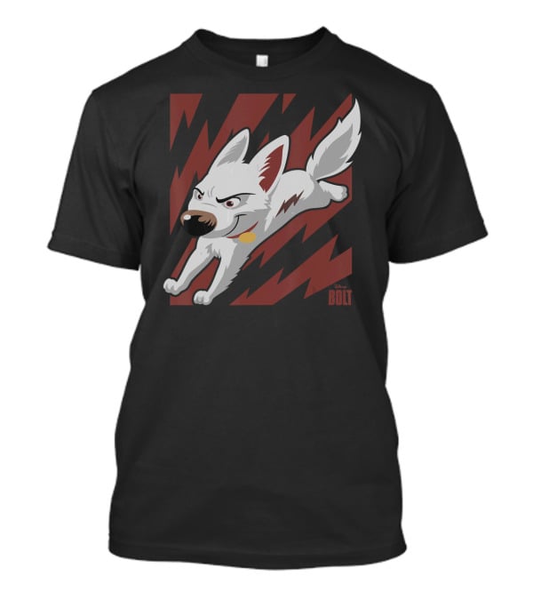 Disney Bolt The Super Dog Lightning Action Adventure T-Shirt