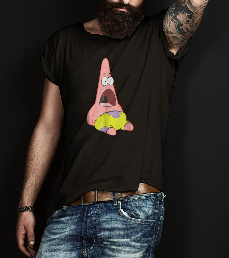 SpongeBob SquarePants Patrick Star Surprise Reaction T-Shirt