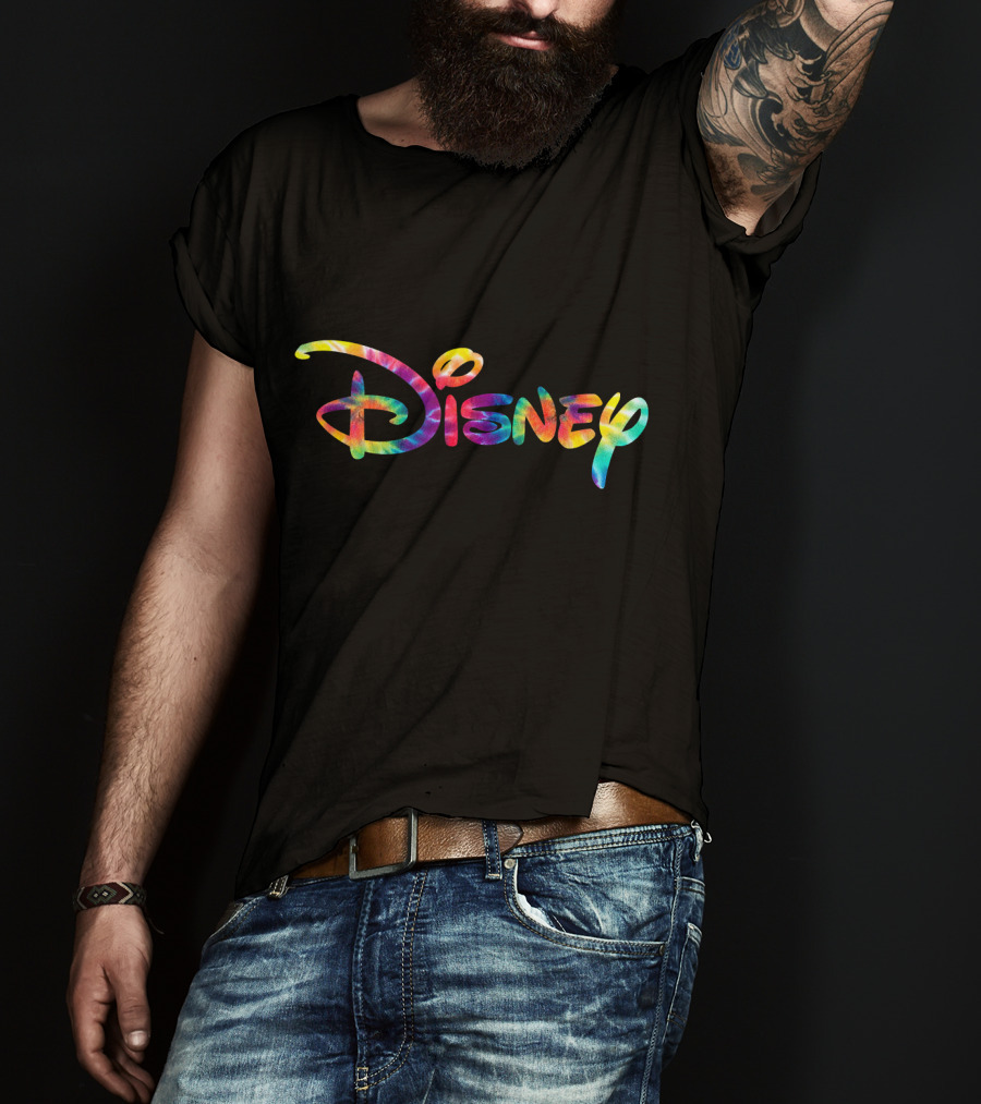 Disney Colorful Rainbow Tie Dye T-Shirt