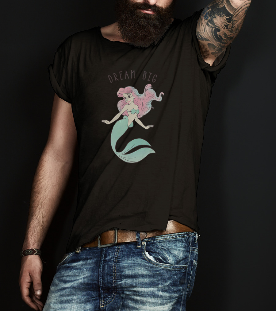 Disney The Little Mermaid Ariel Dream Big Mermaid T-Shirt
