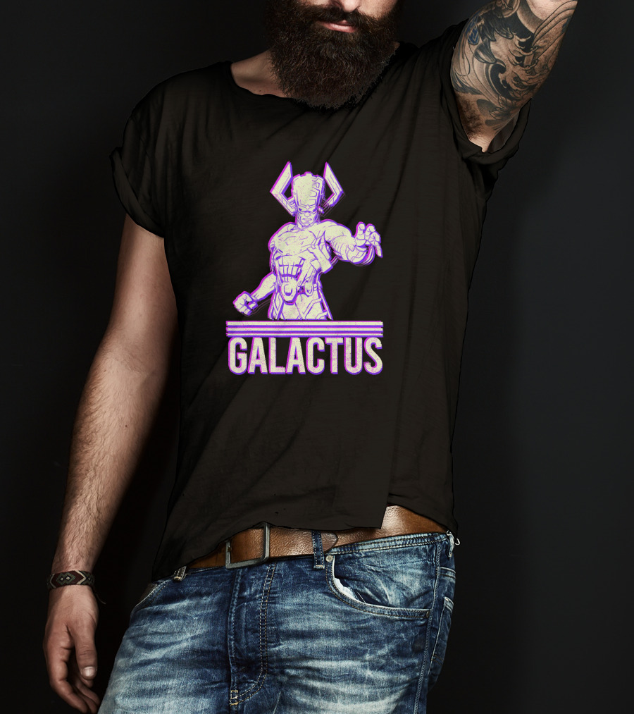 Marvel Galactus 3D Purple Cosmic Entity T-Shirt