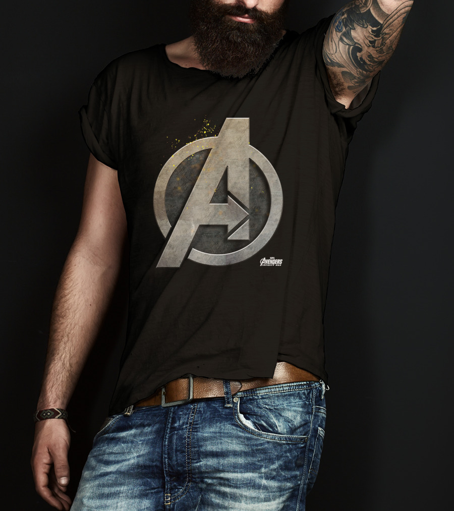 Avengers Infinity War Steel A Symbol Marvel T-Shirt