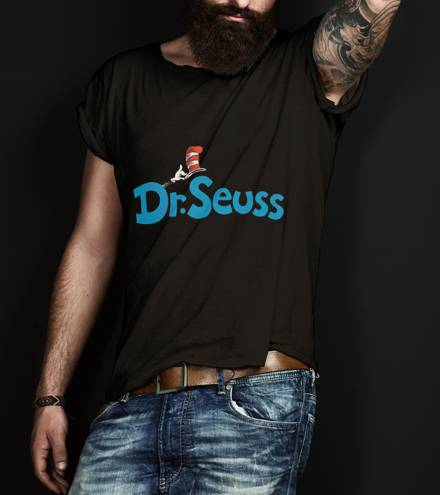 Dr. Seuss Iconic Hat And Logo Recognition T-Shirt