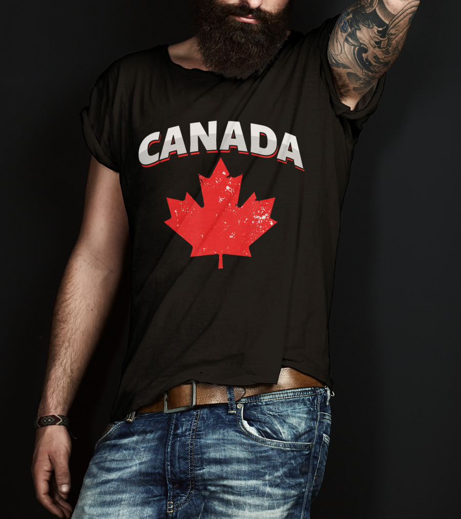Canadian Maple Leaf Canada Patriotic Toronto Vancouver T-Shirt