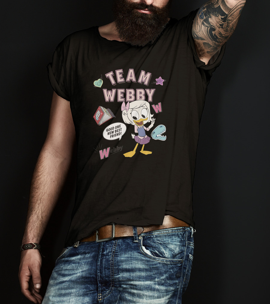 Team Webby Good One New Best Friend DuckTales Collage T-Shirt