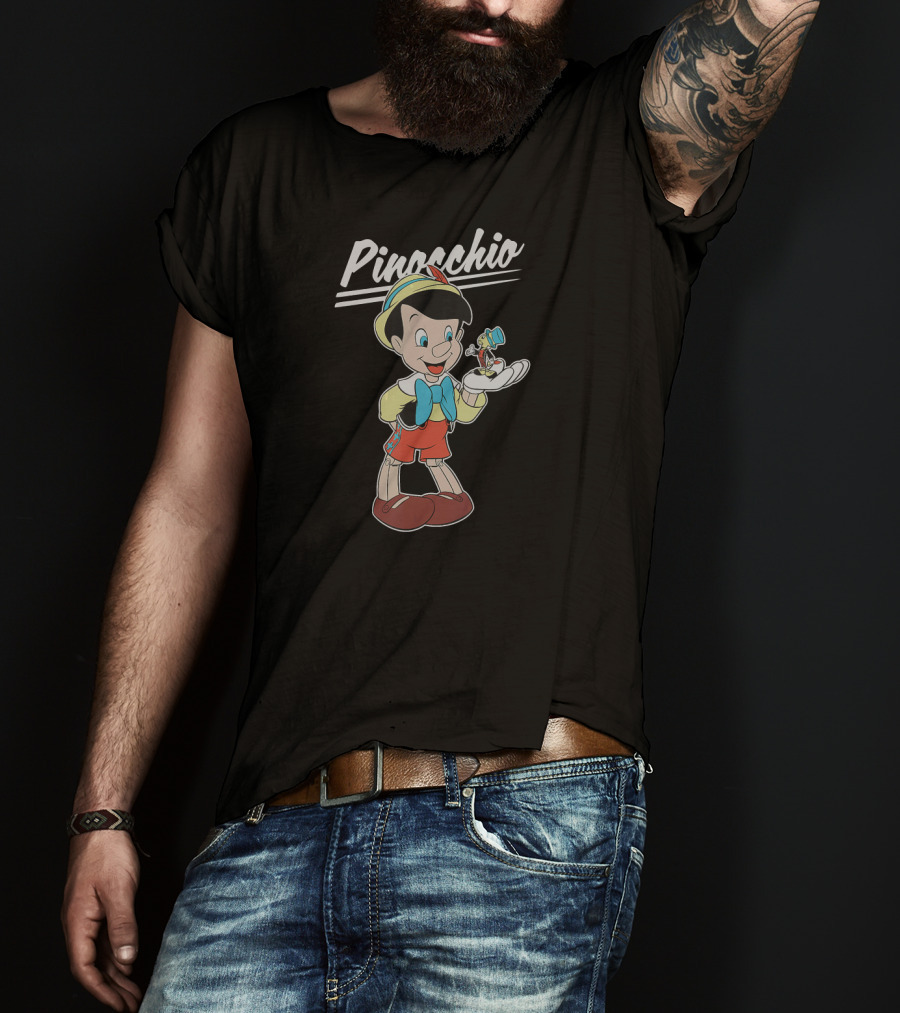 Disney Pinocchio Jiminy Cricket Classic Character T-Shirt