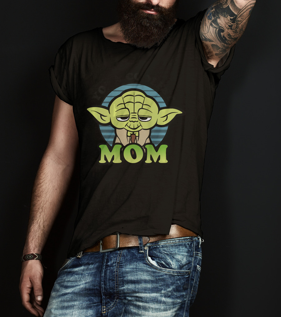 Yoda Coolest Mom Star Wars Cartoon T-Shirt