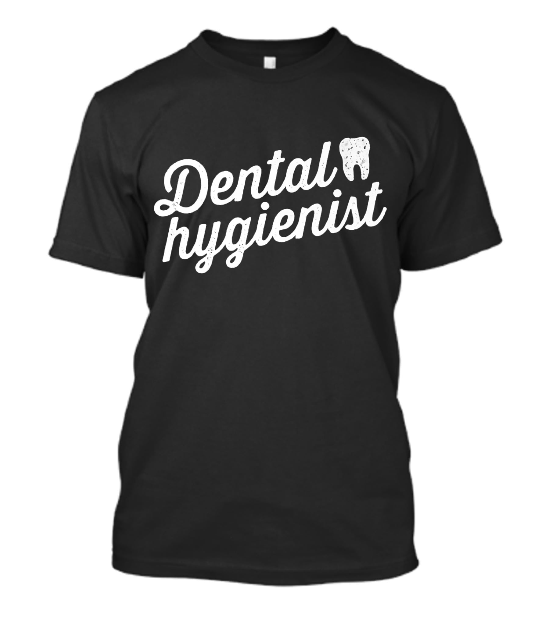 Dental Hygienist RDH Distressed Tooth Graphic Graduation T-Shirt