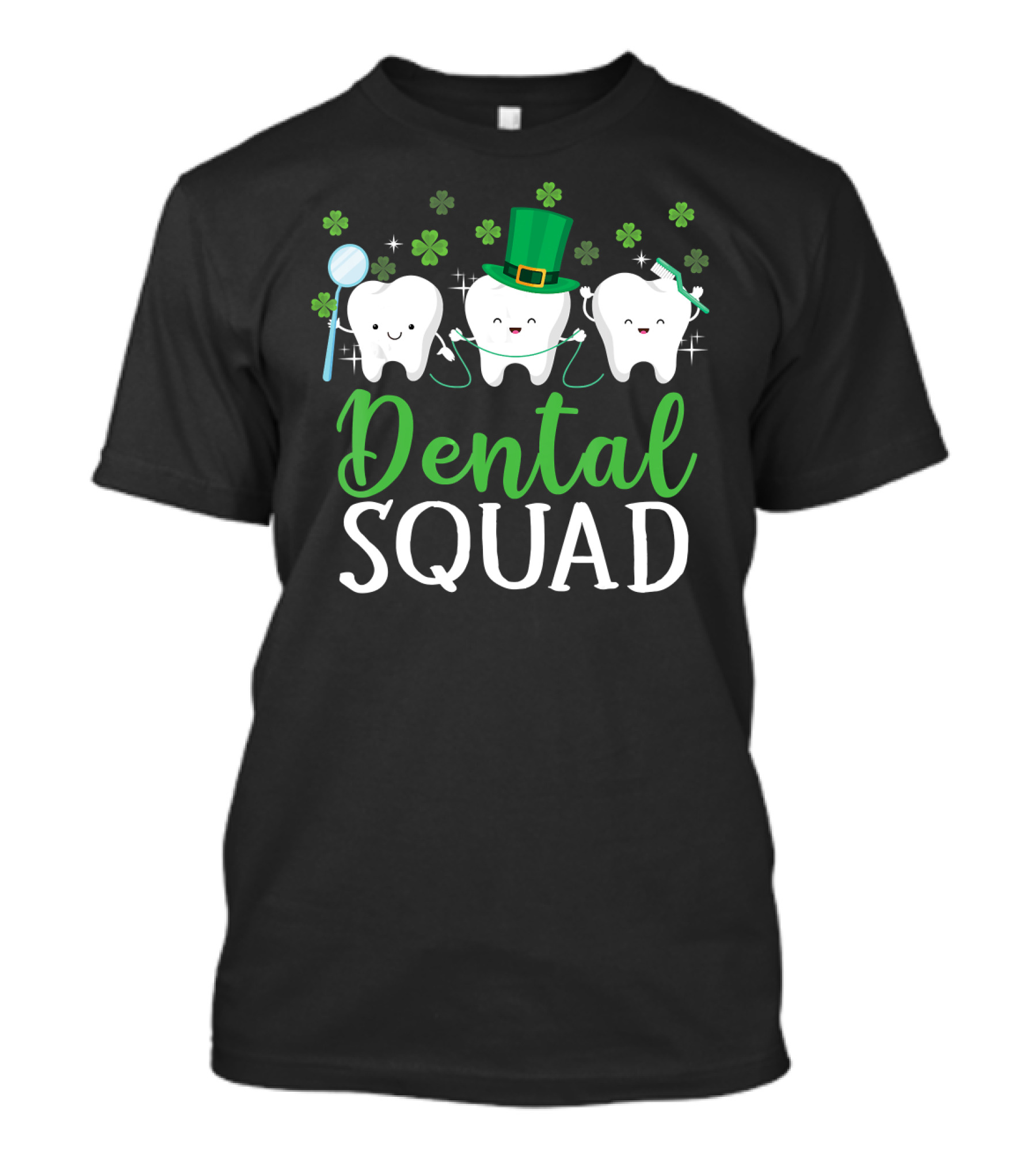 Dental Squad Tooth St. Patrick's Day Lucky Charm T-Shirt
