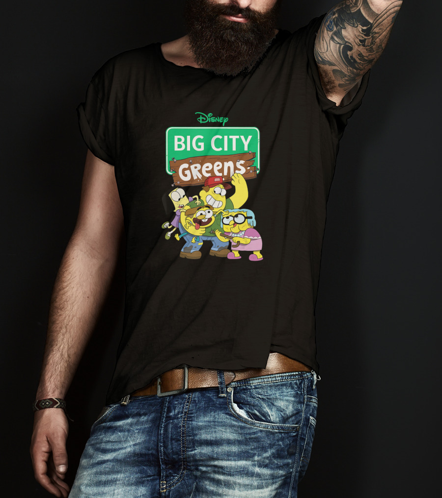 Disney Channel Big City Greens Characters Group Hug T-Shirt