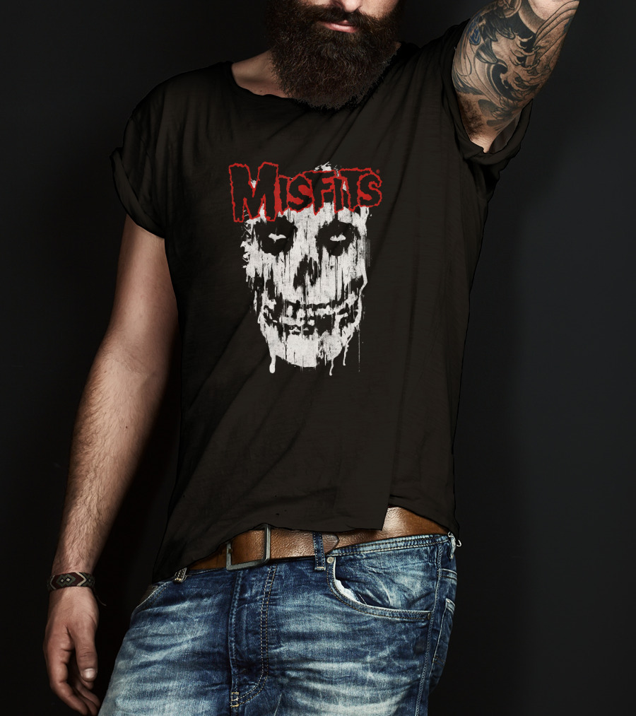 Misfits Crimson Ghost Skull Splatter T-Shirt