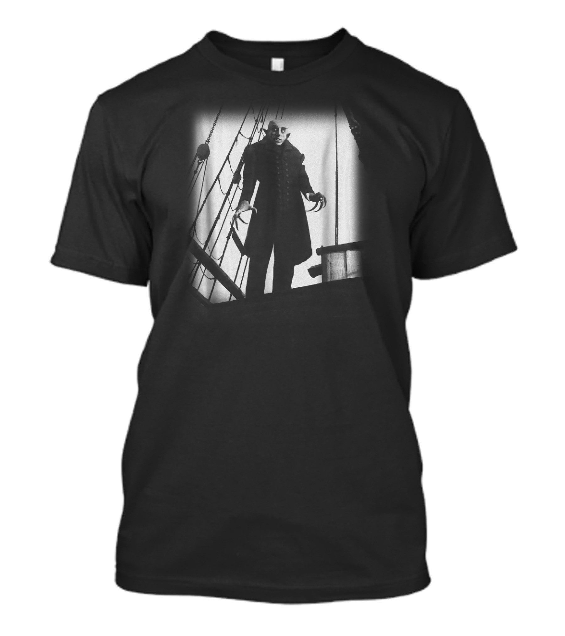 Nosferatu Vampire Classic Horror Dracula On Ship Scene T-Shirt
