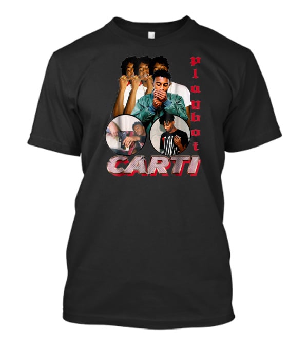 Vintage Playboi Carti Artistic Collage By Cinco Flare T-Shirt