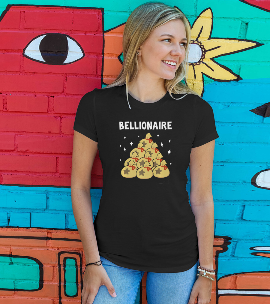 Animal Crossing New Leaf Bellionaire Money Bags T-Shirt