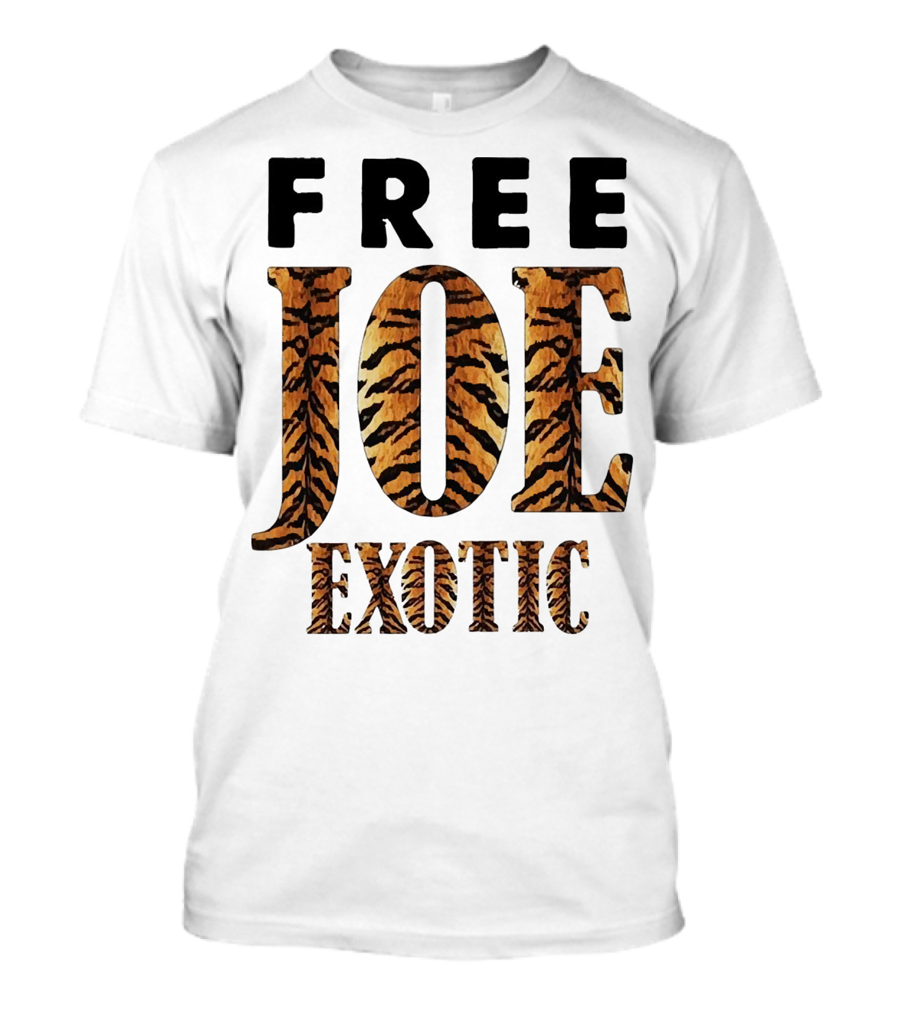 Free Joe Exotic Tiger Stripes T-Shirt