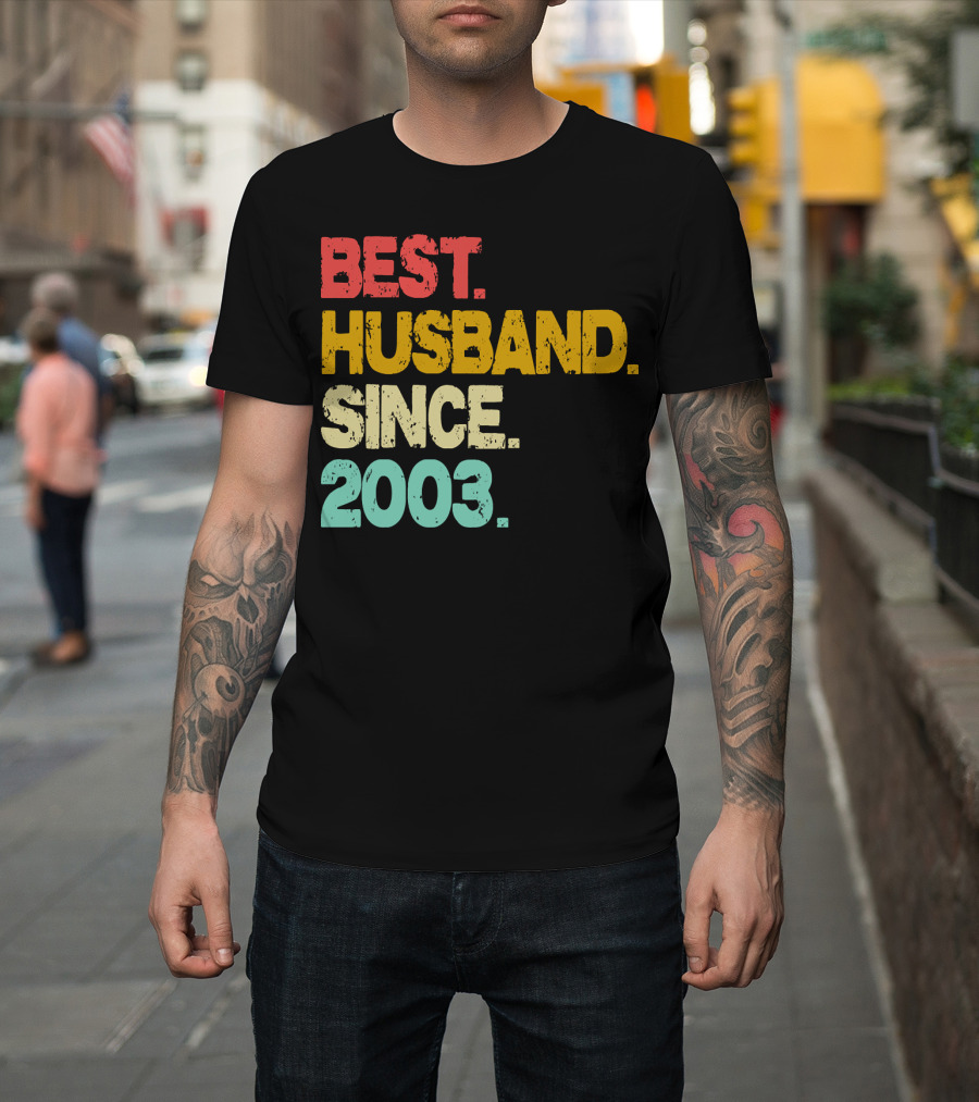 Best Husband Since 2003 Vintage T-Shirt