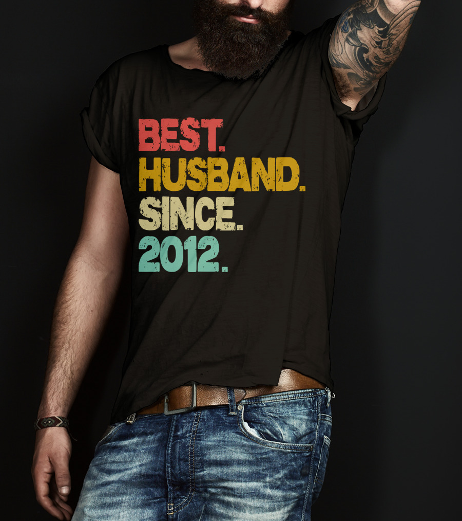 Best Husband Since 2012 T-Shirt