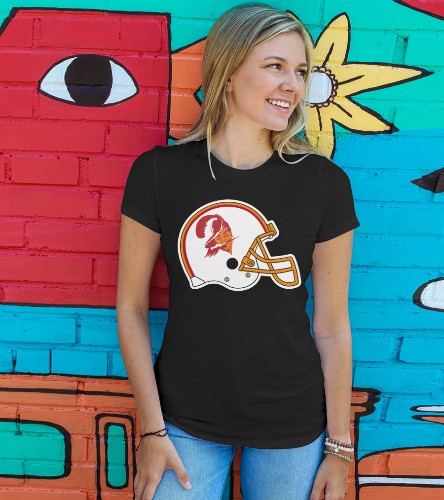 Brady Tompa Bay Buccaneers NFL Retro Helmet T-Shirt