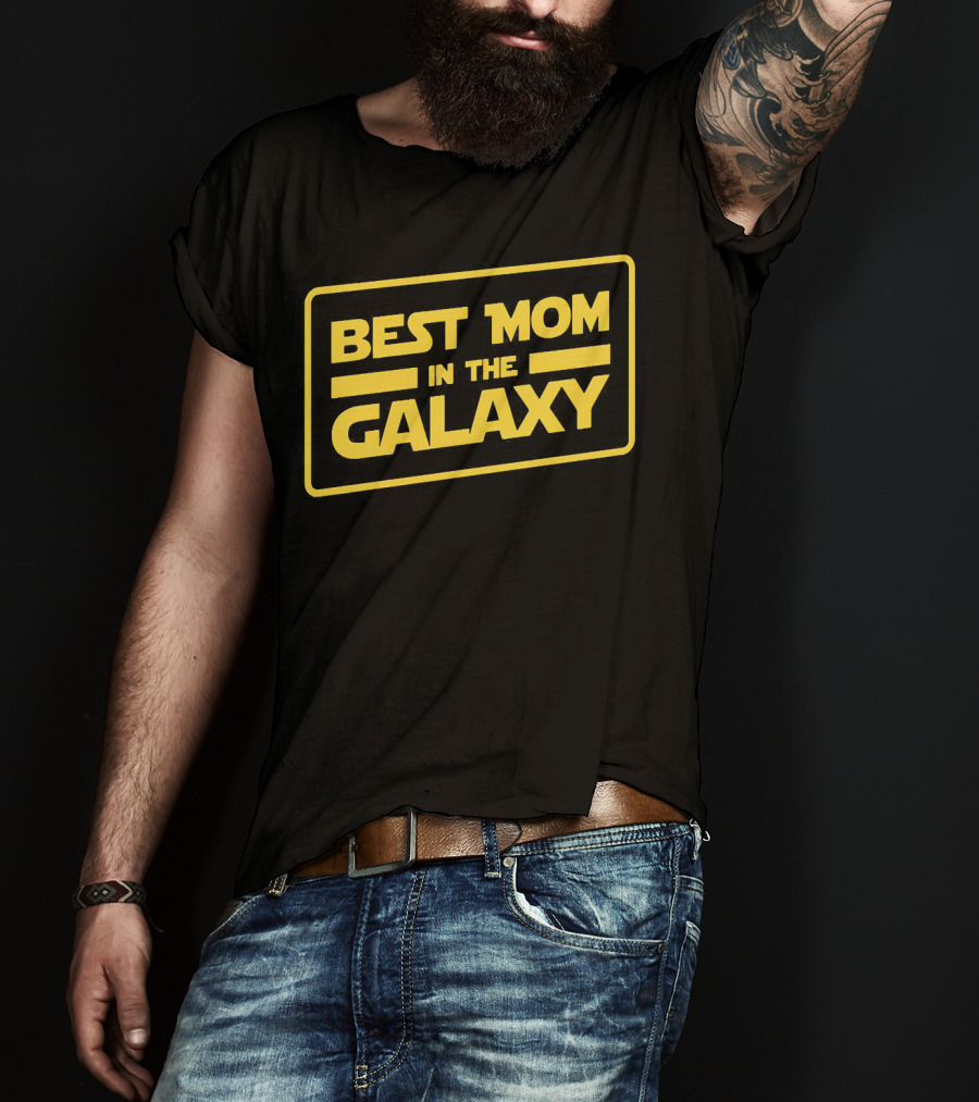 Best Mom In The Galaxy Star Wars Style T-Shirt