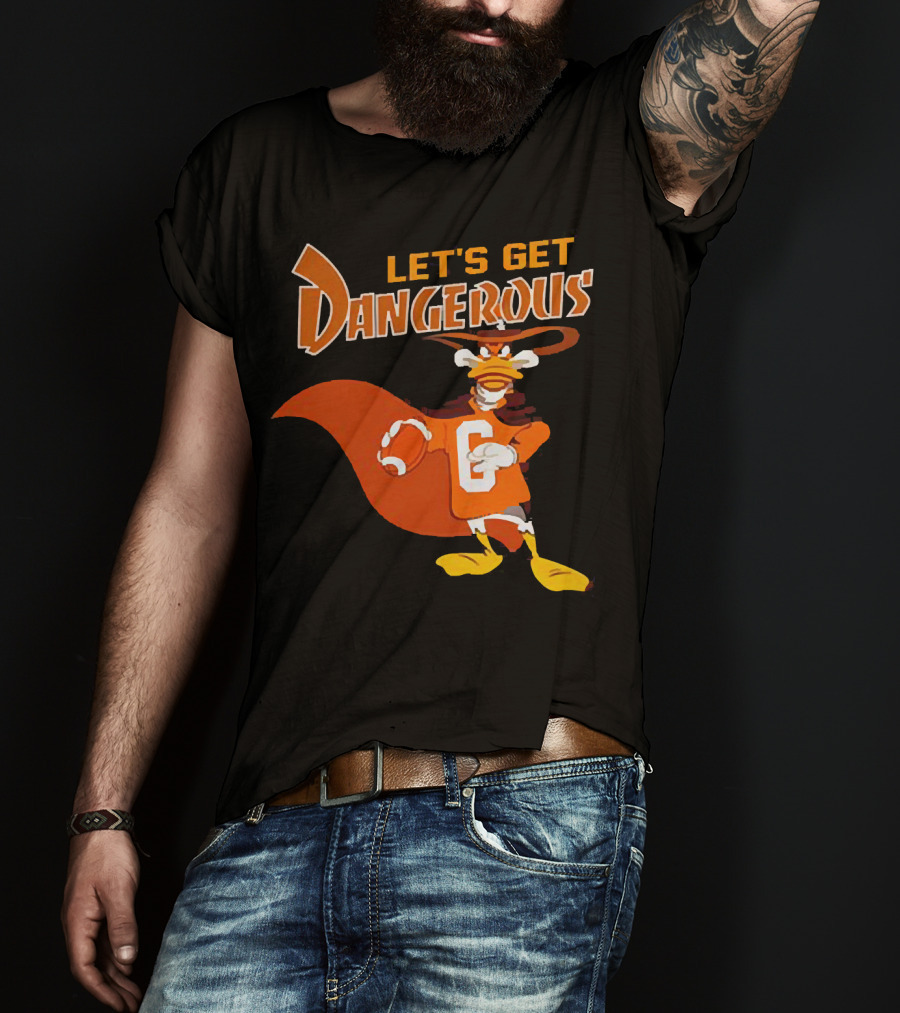 Darkwing Duck Let's Get Dangerous Football T-Shirt