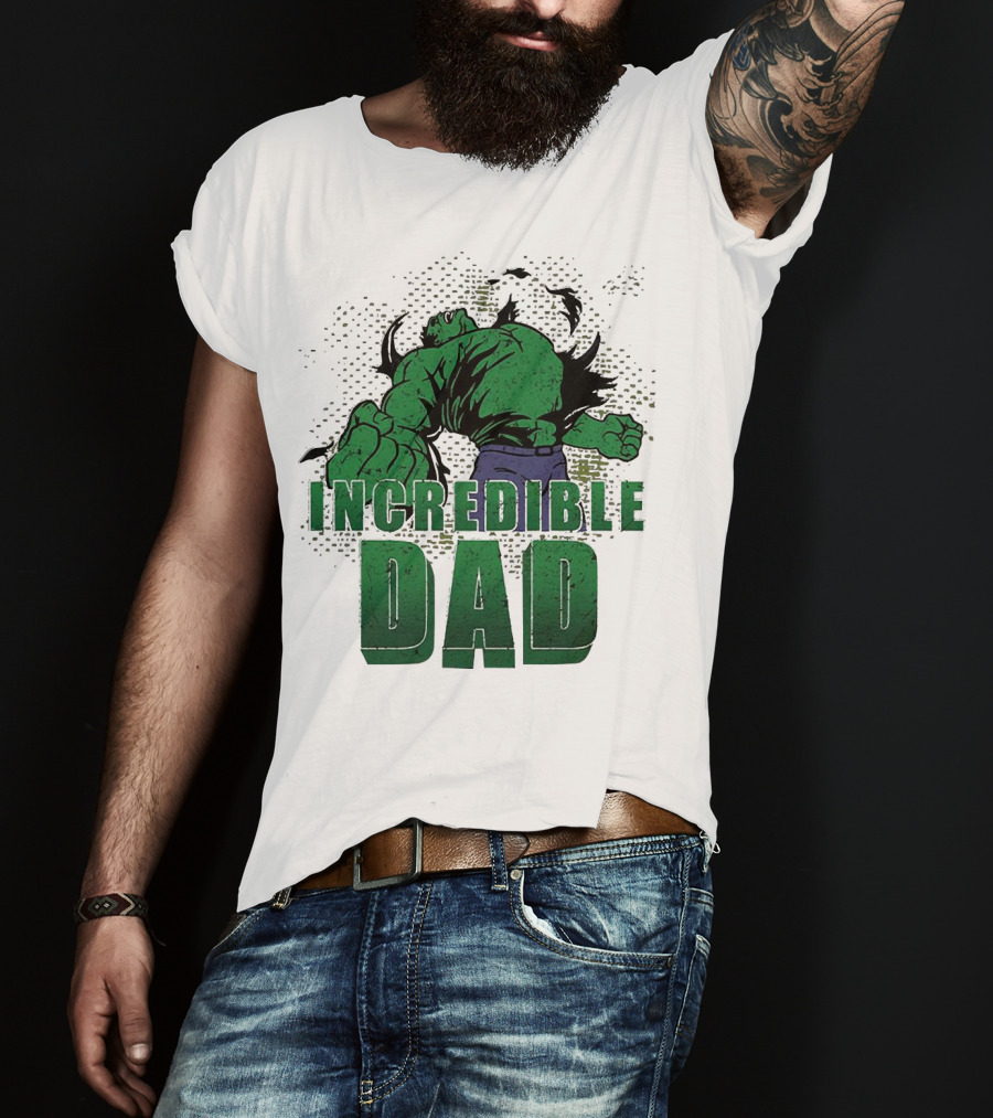 Marvel Hulk Father's Day Incredible Dad Hero T-Shirt